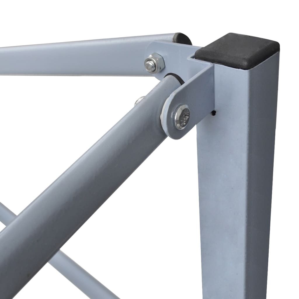 VidaXL Vouwtent met 2 wanden 291x291x315 cm crème