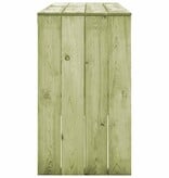 VidaXL Bartafel 170x60x110 cm geïmpregneerd grenenhout