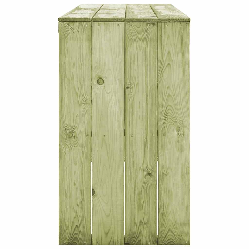 VidaXL Bartafel 170x60x110 cm geïmpregneerd grenenhout