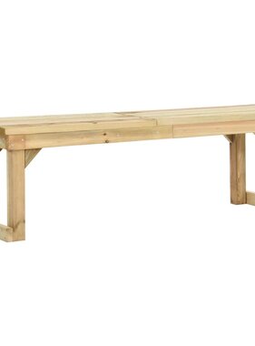 VidaXL Tuinbank 140 cm geïmpregneerd grenenhout
