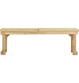 VidaXL Tuinbank 140 cm geïmpregneerd grenenhout
