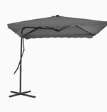 VidaXL Parasol met stalen paal 250x250 cm antraciet
