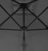VidaXL Parasol met stalen paal 250x250 cm antraciet