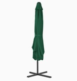 VidaXL Parasol met stalen paal 250x250 cm groen