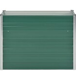 VidaXL Plantenbak verhoogd 100x40x77 cm gegalvaniseerd staal groen