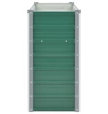 VidaXL Plantenbak verhoogd 100x40x77 cm gegalvaniseerd staal groen
