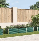 VidaXL Plantenbak verhoogd 240x80x45 cm gegalvaniseerd staal groen