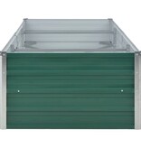 VidaXL Plantenbak verhoogd 240x80x45 cm gegalvaniseerd staal groen