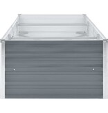 VidaXL Plantenbak verhoogd 240x80x45 cm gegalvaniseerd staal grijs
