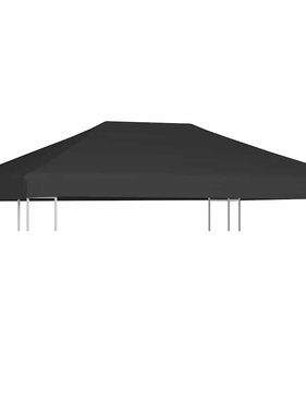 VidaXL Prieeldak 310 g/m² 4x3 m grijs