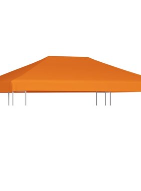 VidaXL Prieeldak 310 g/m² 4x3 m oranje