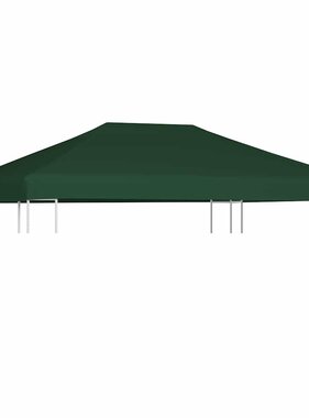 VidaXL Prieeldak 310 g/m² 4x3 m groen