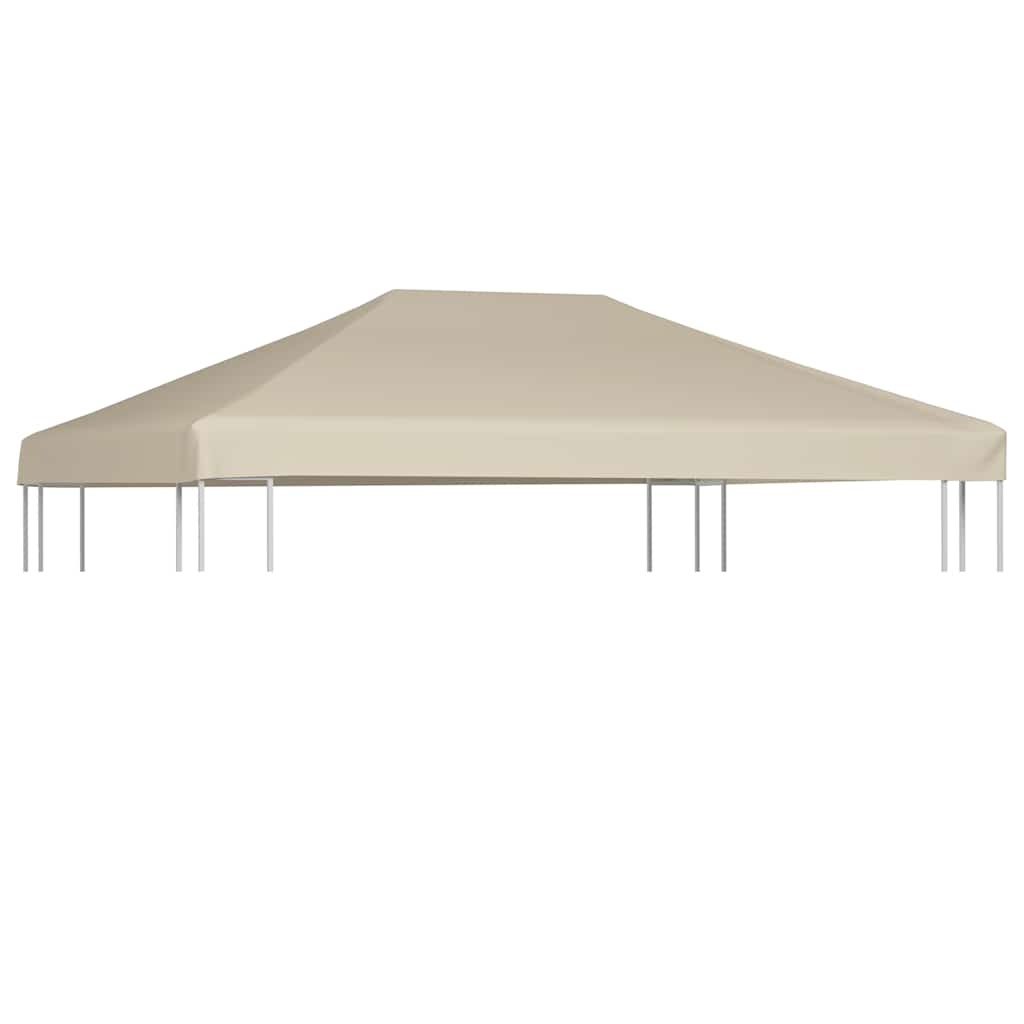 VidaXL Prieeldak 310 g/m² 4x3 m beige