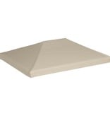 VidaXL Prieeldak 310 g/m² 4x3 m beige