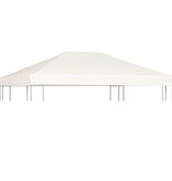 VidaXL Prieeldak 310 g/m² 4x3 m crèmewit
