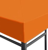 VidaXL Prieeldak 310 g/m² 3x3 m oranje