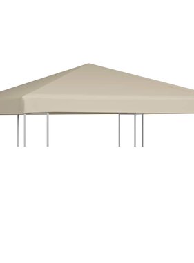 VidaXL Prieeldak 310 g/m² 3x3 m beige