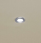 VidaXL Prieeldak 310 g/m² 3x3 m beige