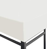 VidaXL Prieeldak 310 g/m² 3x3 m crèmewit