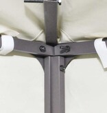 VidaXL Prieeldak 310 g/m² 3x3 m crèmewit