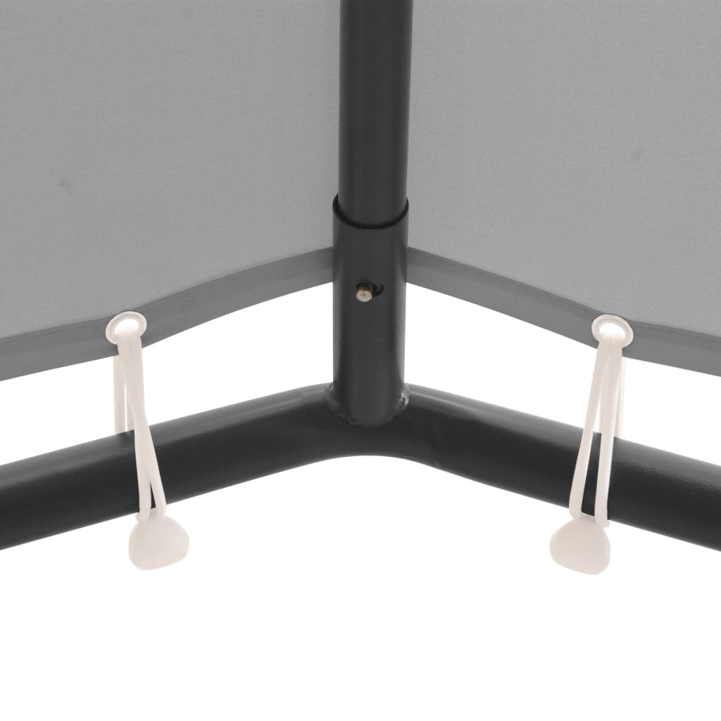 VidaXL Prieel 4x4 m antraciet