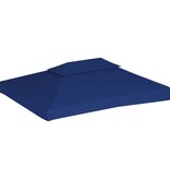 VidaXL Prieeldak 2-laags 4x3m 310 g/m² blauw