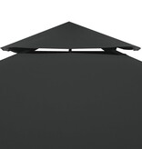 VidaXL Prieeldak 2-laags 4x3m 310 g/m² antracietkleurig