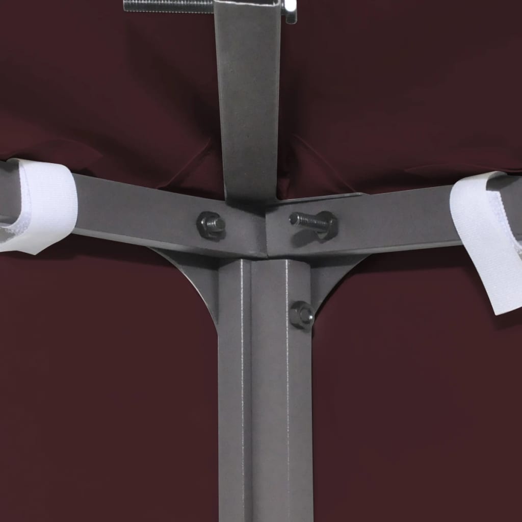 VidaXL Prieeldak 2-laags 3x3m 310 g/m² bordeaux