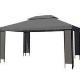 VidaXL Prieel 300x400 cm antraciet