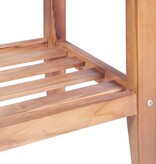 VidaXL Salontafel vierkant 40x40x50 cm massief teakhout