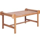 VidaXL Salontafel 100x50x45 cm massief teakhout