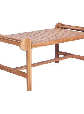 VidaXL Salontafel 100x50x45 cm massief teakhout