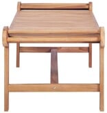 VidaXL Salontafel 100x50x45 cm massief teakhout