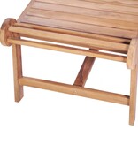 VidaXL Salontafel 100x50x45 cm massief teakhout