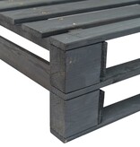 VidaXL Tuinhoekbank pallet hout grijs
