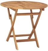 VidaXL Tuintafel inklapbaar 85x76 cm massief teakhout
