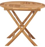 VidaXL Tuintafel inklapbaar 85x76 cm massief teakhout