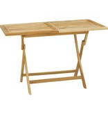 VidaXL 5-delige Tuinset massief teakhout