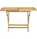 VidaXL 5-delige Tuinset massief teakhout