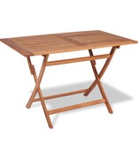 VidaXL 5-delige Tuinset massief teakhout