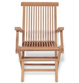 VidaXL 5-delige Tuinset massief teakhout