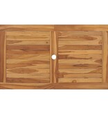 VidaXL Tuintafel inklapbaar 120x70x75 cm massief teakhout