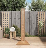 VidaXL Buitendouche 70x75x204 cm massief teakhout