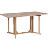 VidaXL 7-delige Tuinset inklapbaar massief teakhout