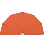 VidaXL Terrasscherm inklapbaar 160 cm terracottakleurig