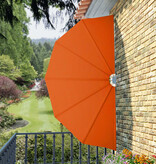 VidaXL Terrasscherm inklapbaar 160 cm terracottakleurig