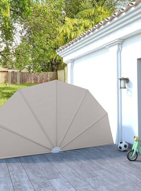 VidaXL Terrasscherm inklapbaar 200 cm crème
