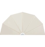 VidaXL Terrasscherm inklapbaar 200 cm crème