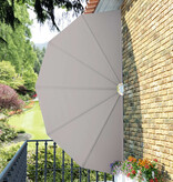VidaXL Terrasscherm inklapbaar 200 cm crème