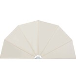 VidaXL Terrasscherm inklapbaar 160 cm crème